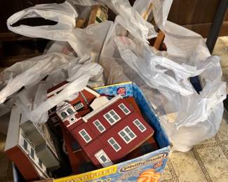 Large Collection of Cats’ Meow Wood Buildings