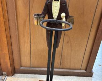 Cast Iron Butler Smoking Stand
