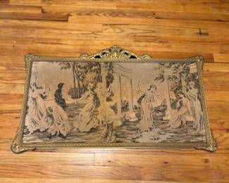 French Tapestry Gold Frame