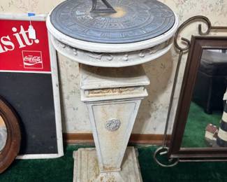 Sun Dial Pedestal 