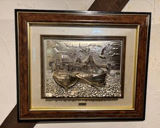 Paolo Schiraldi Sterling Silver 3D Relief