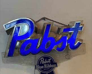 Vintage Pabst Blue Ribbon Light