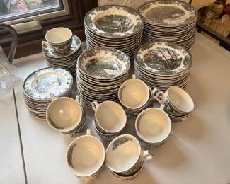 Friendly Village Plates, Bowls, Platters, etc.