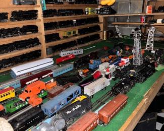 Many Lionel Trains