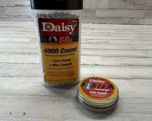 Daisy BBs & Pellets Lot β 4000ct Zinc Plated BBs + .177 Cal 500ct PrecisionMax Pellets