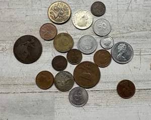 Mixed World Coin Lot β Vintage Foreign Currency Collection β Europe, Asia & Africa Assortment
