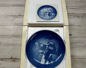 1973 Bing & GrΓΈndahl Christmas Plate βJul PΓ₯ Landetβ β Country Christmas β Denmark B&G