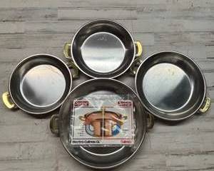 Spring Switzerland Electro-Culinox GL Stainless Steel Copper Core Pans Set of 4