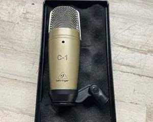 Behringer C-1 Studio Condenser Microphone with Case β Large Diaphragm XLR Mic