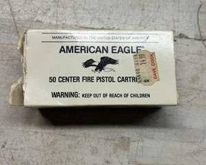 Vintage American Eagle .357 Magnum High Velocity β 158gr JSP β 50 Rounds β Federal Ammunition USA