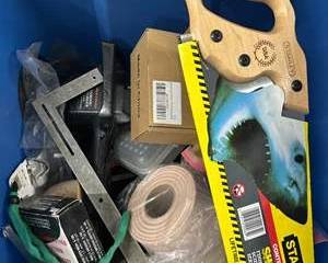 Large Bin of Mixed Tools β Stanley, Black & Decker, Hand Tools, Hardware Lot