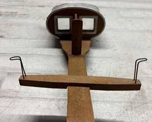 Antique 1895 Holmes Booth & Haydens Stereoscope Viewer Wooden Handheld 3D Viewer