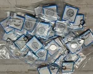 Large Lot of Piercing Pagoda Floating Lockets & Charms β New in Packages β Retail Jewelry Display Lot