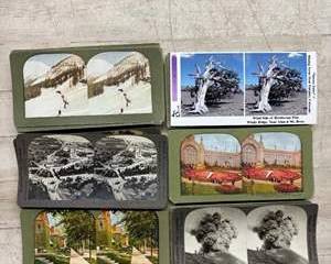 Antique Stereoview Card Lot Keystone View Company Vintage 3D Photographs