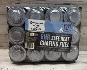 Memberβs Mark 6 Hour Safe Heat Chafing Fuel 12 Pack Catering Buffet Food Warmer Gel Set
