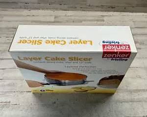 Layer Cake Slicer Set with Knife Mold and Lifter Zenker by Frieling Germany