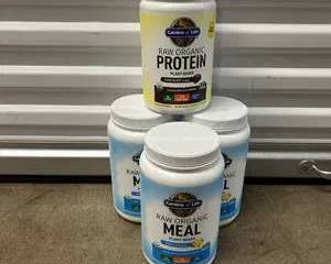 Garden of Life Raw Organic Protein & Meal Lot β Plant-Based Vanilla & Chocolate