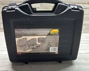 Plano Protector Series Four Pistol Accessory Case 1404-02 Hard Lockable Foam USA