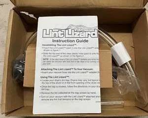 Dryer Vent Vacuum Attachment Lint Lizard Deluxe Cleaning Tool Kit