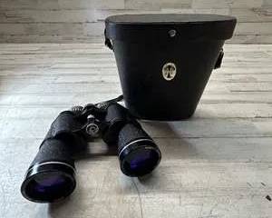 Vintage Focal 7x50 Siam Cat Optics Binoculars w/ Case β Coated Lens Night Vision Japan