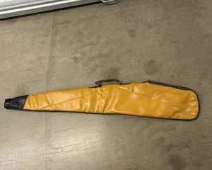 Vintage Tan Rifle / Shotgun Soft Case β Faux Leather with Fleece Lining