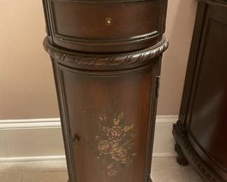 Tall pedestal style cabinet