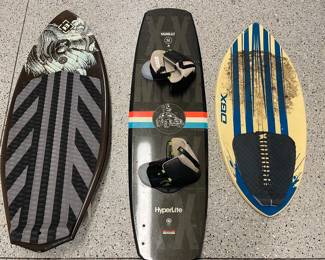 Butch wake surfboard. Hyperlite wake board, OBX skim board