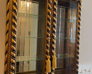 Glass door wall shelf 20” by 24”