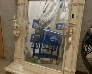 large electrified sconce mirror 