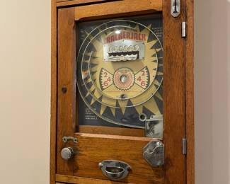Antique Arcade game, 34” by 18”