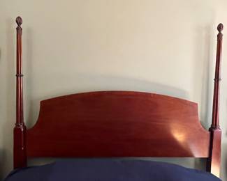 King 4 poster bed (Mattress and linens not for sale )