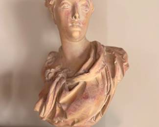 29” tall plaster bust