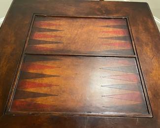 4 person game table- checkers/chess/backgammon