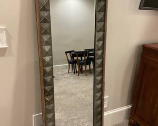 Floor length mirror (with fold-out stand)