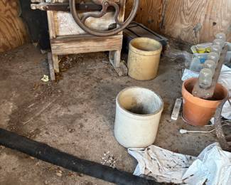 Corn shucker and miscellaneous items