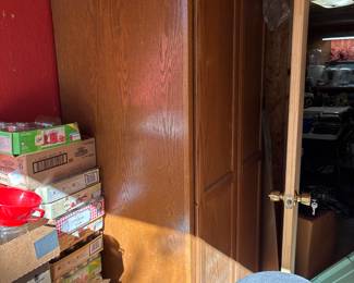 Another cabinet and lots of jars