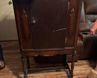 Vintage cabinet solid piece