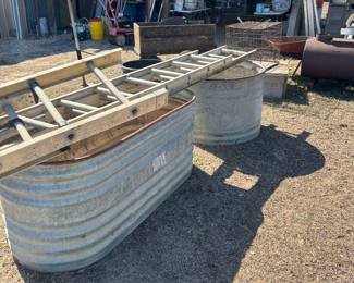 Watering troughs, ladders and lots of items