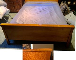 PRE-SALE The Full Size Bed is 57.5” wide x 81” long, Headboard is 36” Tall, Footboard is 24” Tall $75