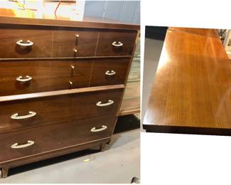 PRE-SALE Dresser w Handles is 36 inches wide x 18 inches deep x 44 inches tall. It’s $125.