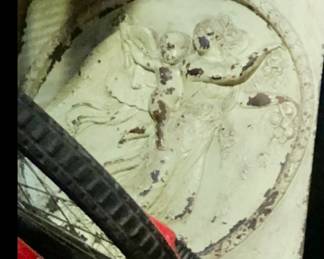 Very Heavy Cast Iron “Door” w Angel