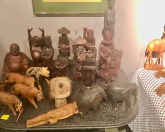 So many World Travel Statues! Remember he worked at the STL ZOO for over 40 years and had Friends in High Places! 
