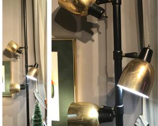 PRE-SALE Mid Century 3 Light Tension Pole Lamp is $85