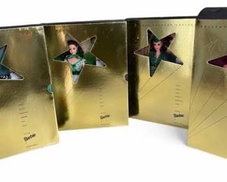 Mattel Hollywood Legends Collection Gone with the Wind 4 Scarlett OHara Barbie Doll Set Complete