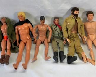 70s Action Figures GI Joes, Big Jim, Luke Skywalker Lone Ranger