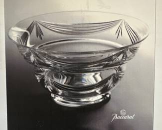 Baccarat large bowl