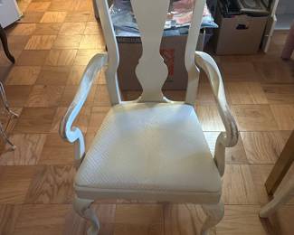 (6) piece set of chairs 2 are arm chairs