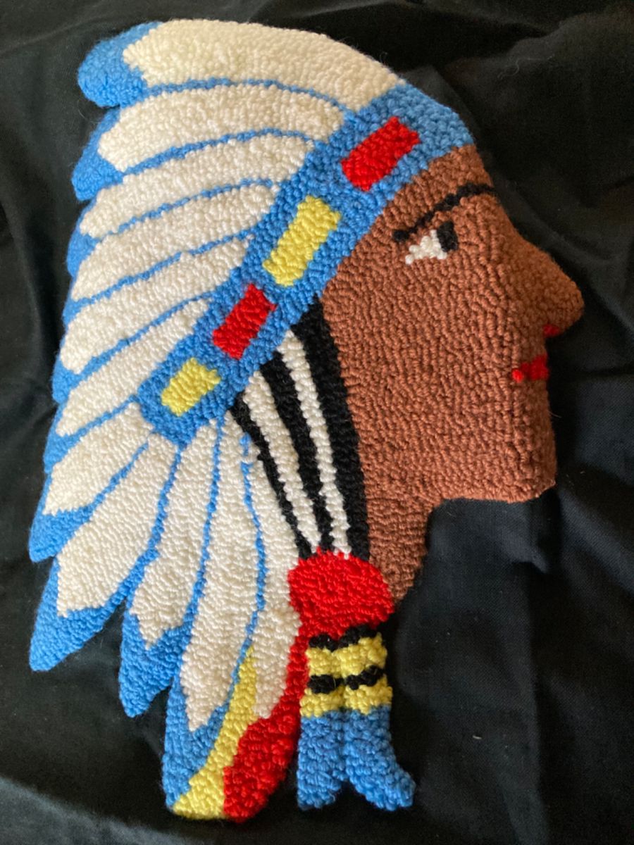 Needlepoint Scout project (pillow size)