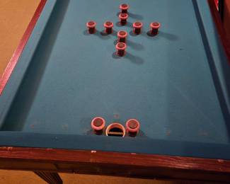 Brunswick table. Easy to move - bring help!! 