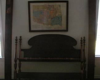 1930s cherry twin bed from Stickley.